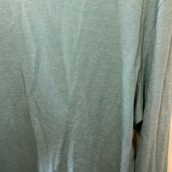 ✨Crown & Ivy Men's Teal Pullover Half Zip Size M #C1 - Picture 6 of 7